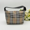 BURBERRY Vintage Nova Check Canvas Leather Mini Shoulder Bag Pochette bb1618kk.