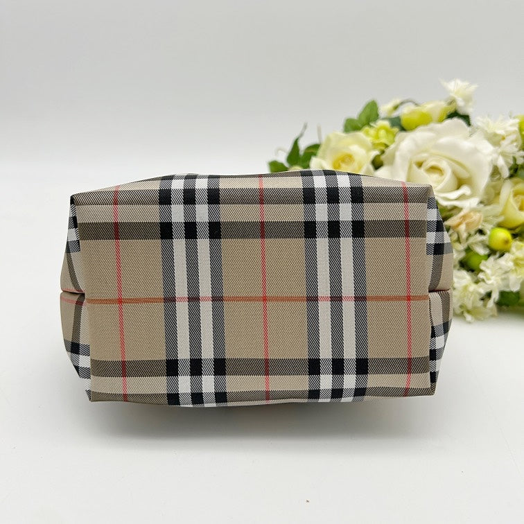 BURBERRY Vintage Nova Check Canvas Leather Mini Shoulder Bag Pochette bb1618kk