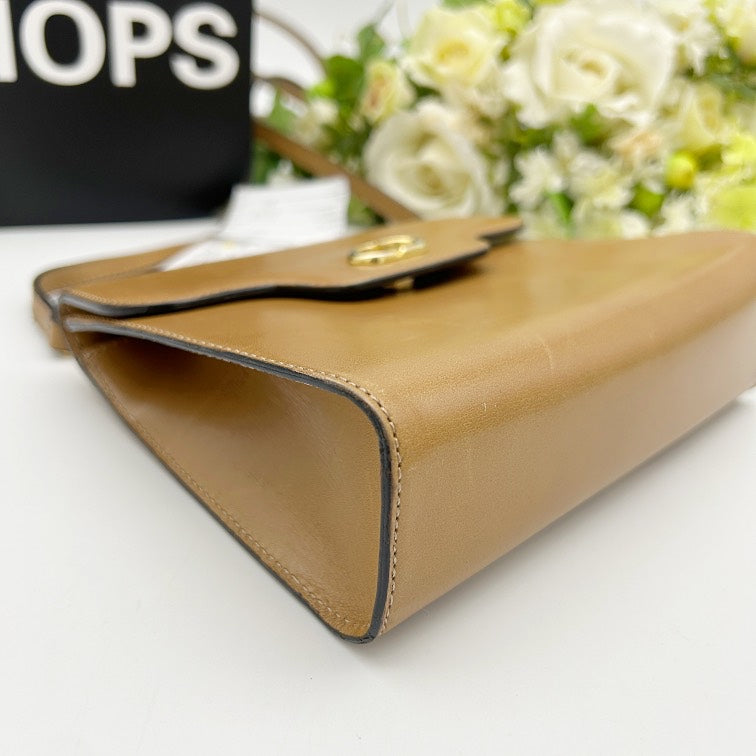 Christian Dior Vintage CD Logo Leather Shoulder Bag di7519hh