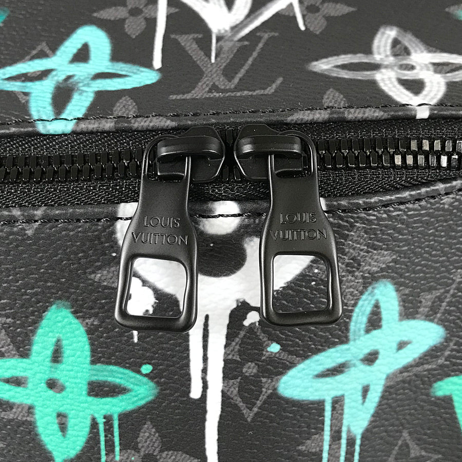 LOUIS VUITTON Monogram Eclipse Discovery Backpack PM M21395 Backpack