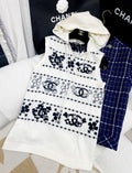 Chanel Double C black and white hoodie