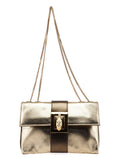2004 Golden Calfskin Tiger Shoulder Bag