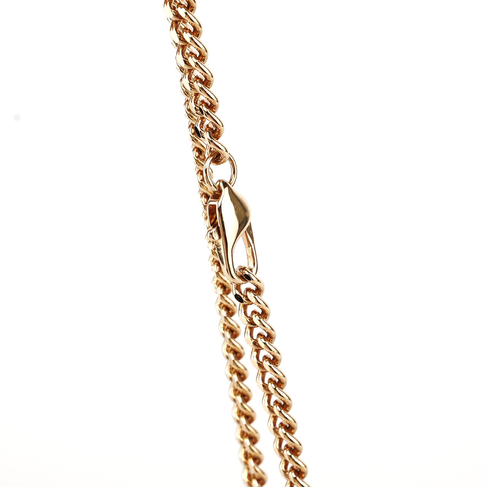 2004 Golden Calfskin Tiger Shoulder Bag
