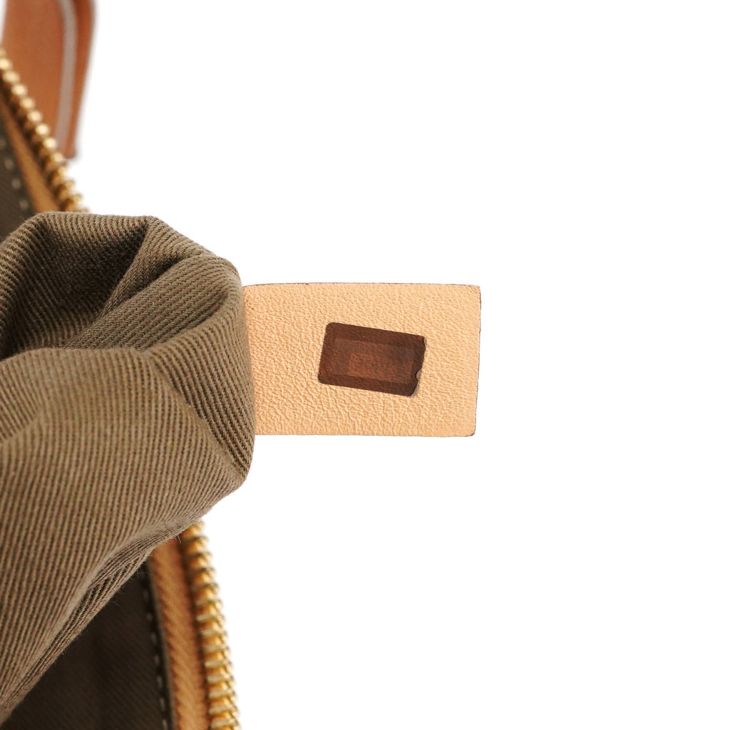 Beige Leather Marcie 2-Way Bag
