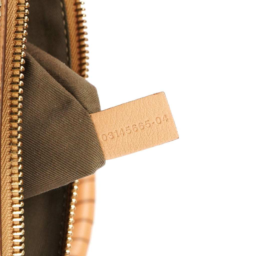 Beige Leather Marcie 2-Way Bag
