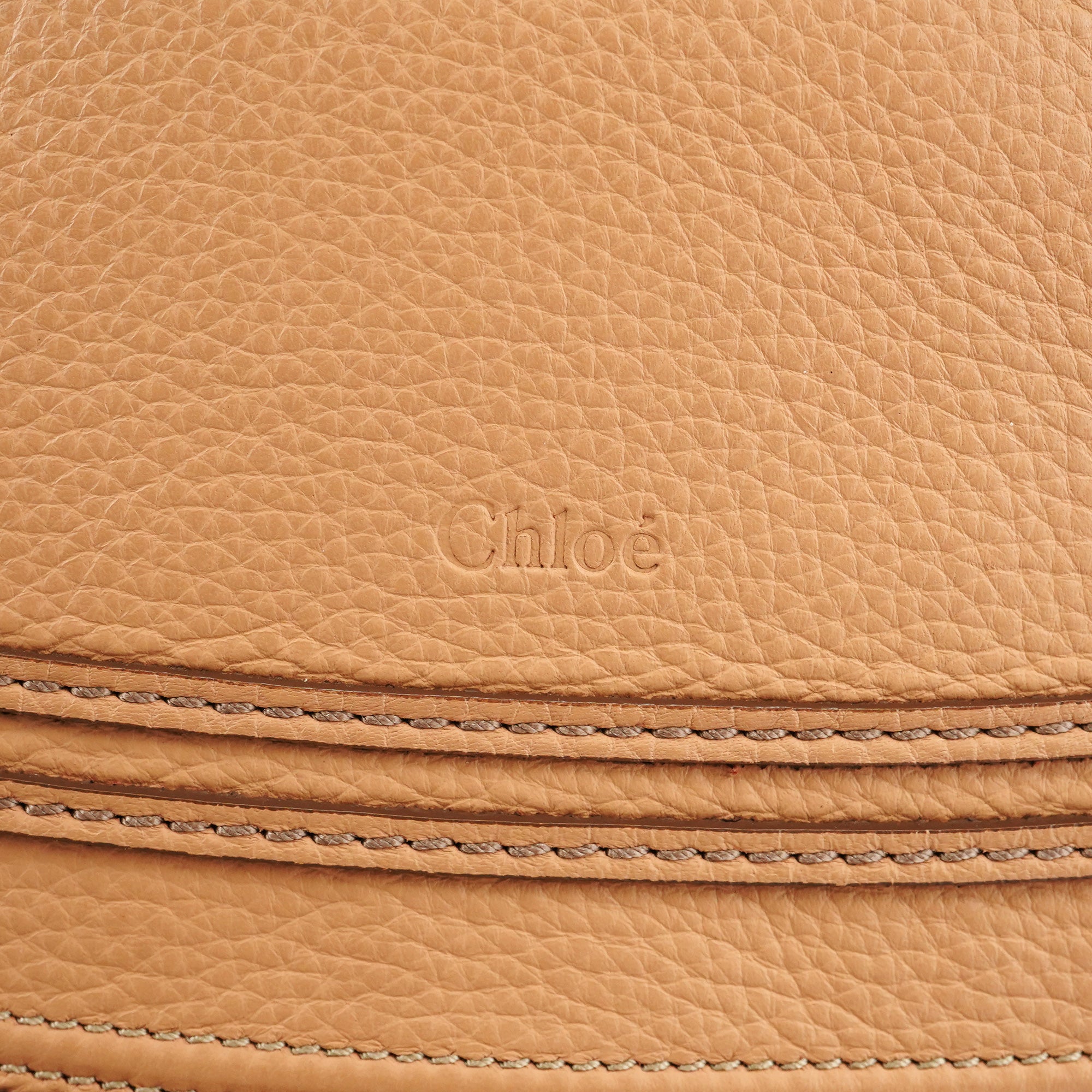 Beige Leather Marcie 2-Way Bag