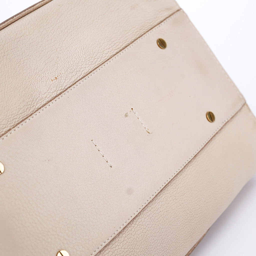 Ivory Calfskin Paraty Tote Bag