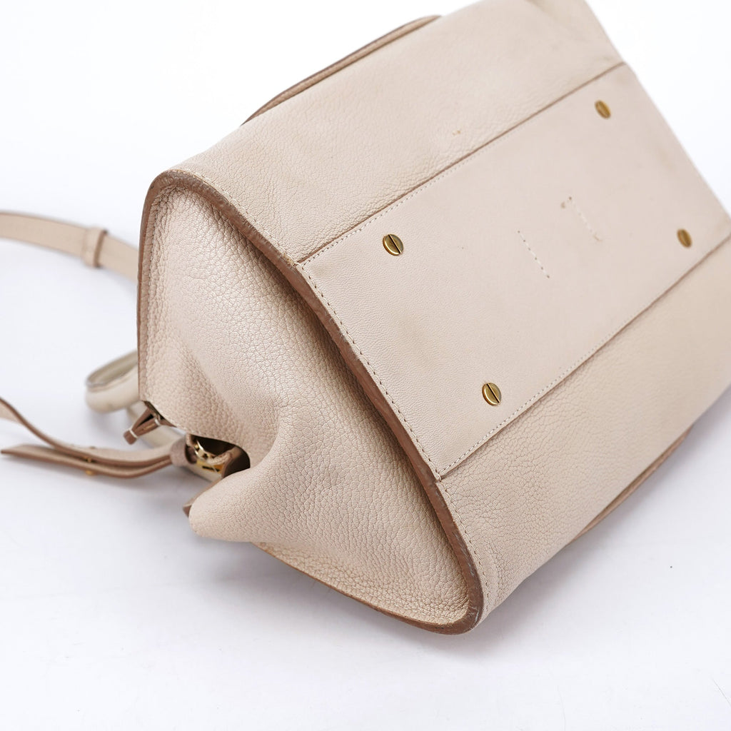 Ivory Calfskin Paraty Tote Bag