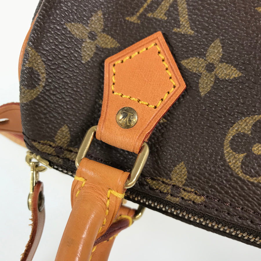 LOUIS VUITTON Monogram Mini Speedy M41534 Hand bag