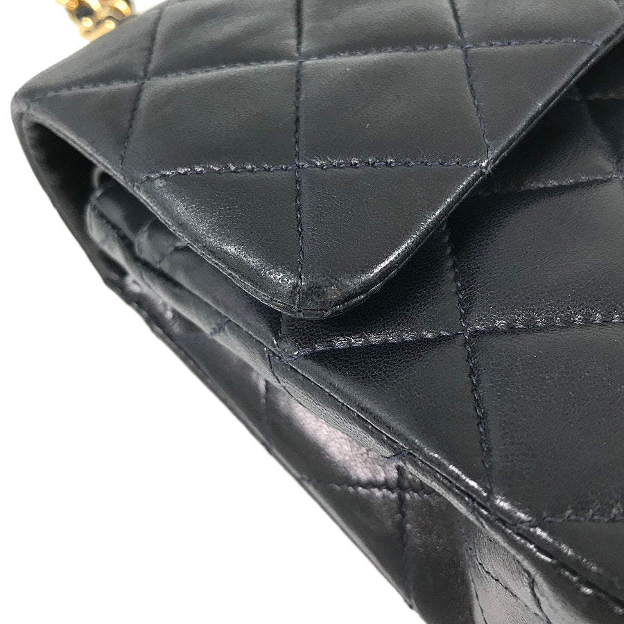 CHANEL Matrasse W flap WChain Shoulder bag