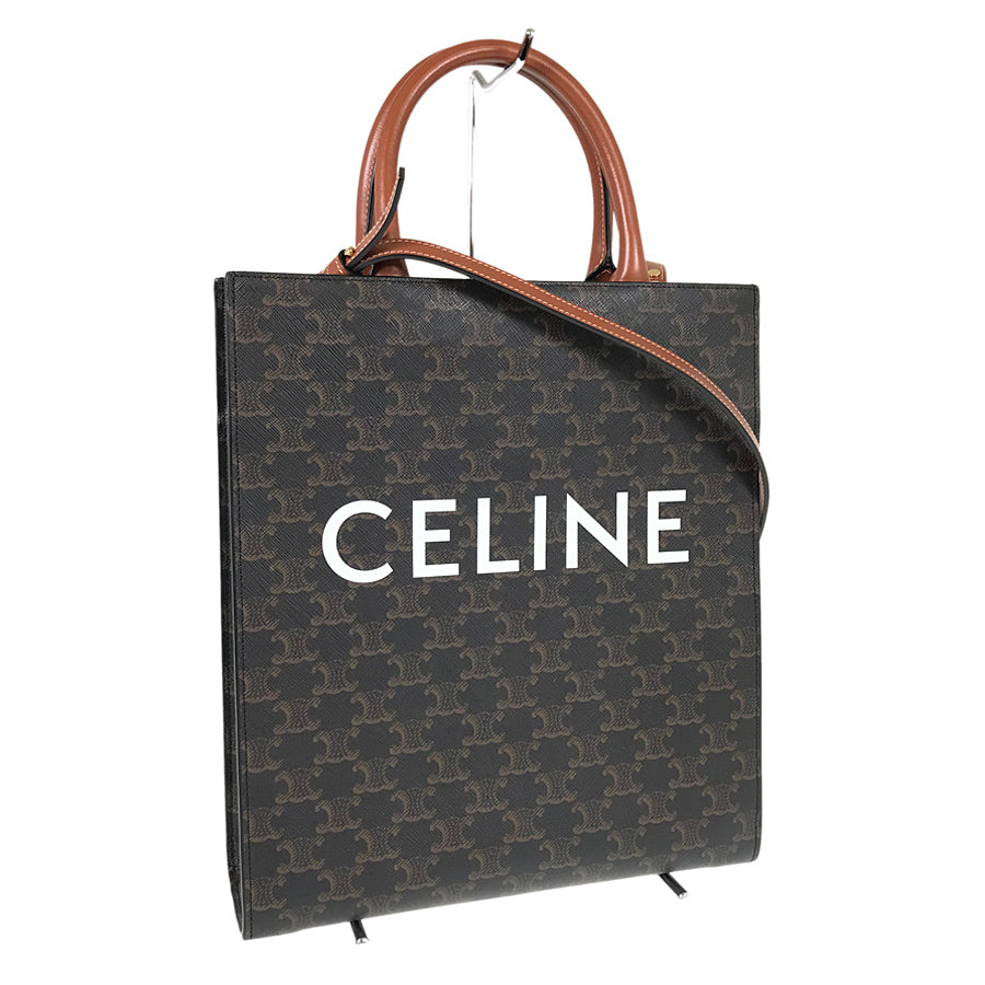 CELINE Triomphe 2WAYShoulder Tote Bag