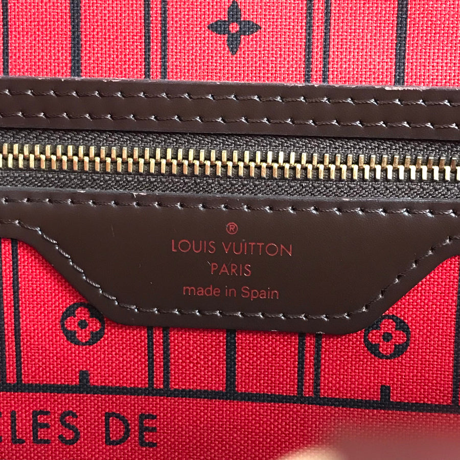 LOUIS VUITTON Damier Neverfull MM N51105 Tote bag