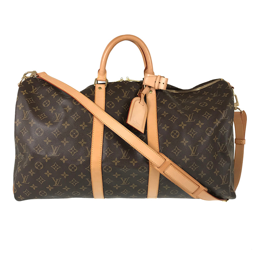 LOUIS VUITTON Monogram Keepall Bandouliere 55 M41414 Boston bag