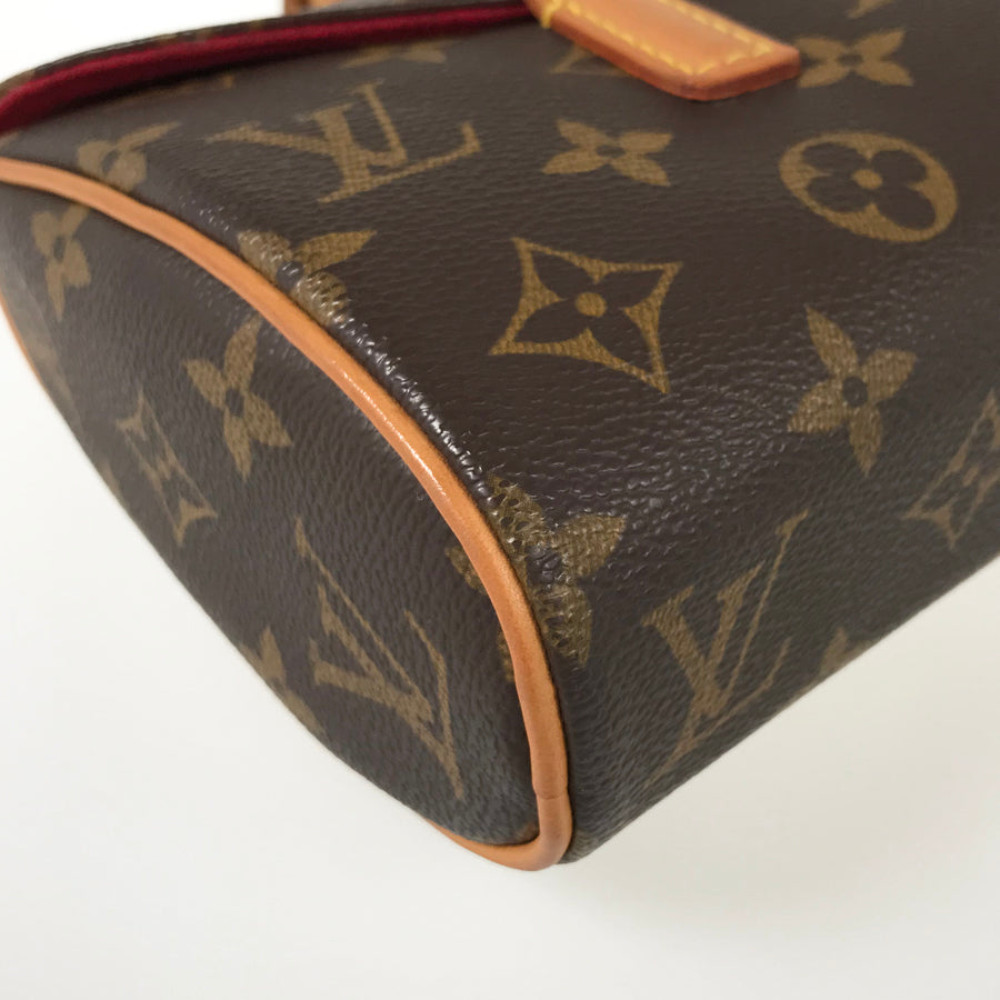LOUIS VUITTON Monogram Sonatine M51902 Hand bag