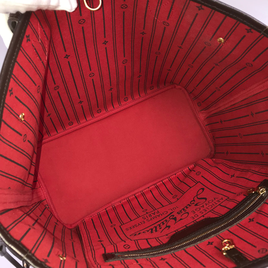LOUIS VUITTON Damier Neverfull MM N51105 Tote bag