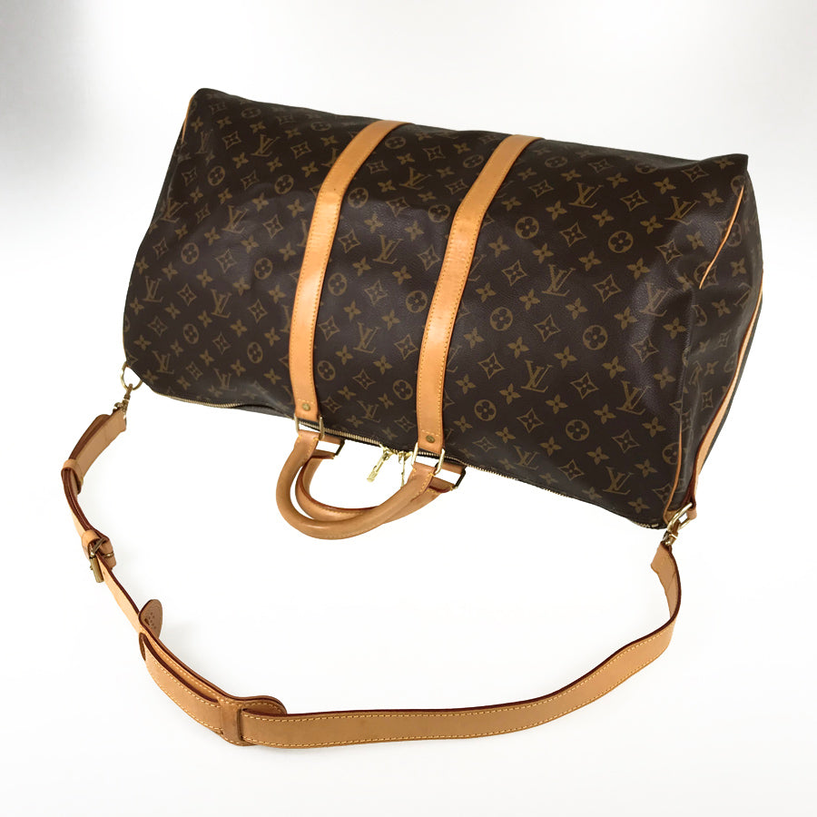 LOUIS VUITTON Monogram Keepall Bandouliere 55 M41414 Boston bag