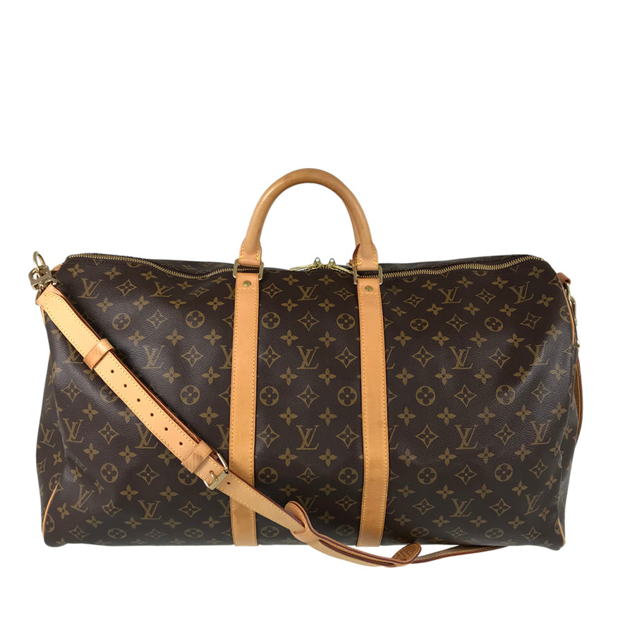 LOUIS VUITTON Monogram Keepall Bandouliere 55 M41414 Boston bag