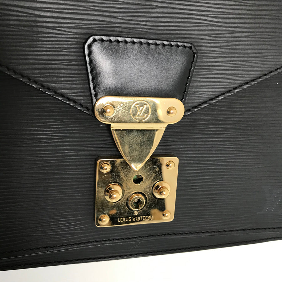 LOUIS VUITTON Epi Montsor M52122 Briefcase