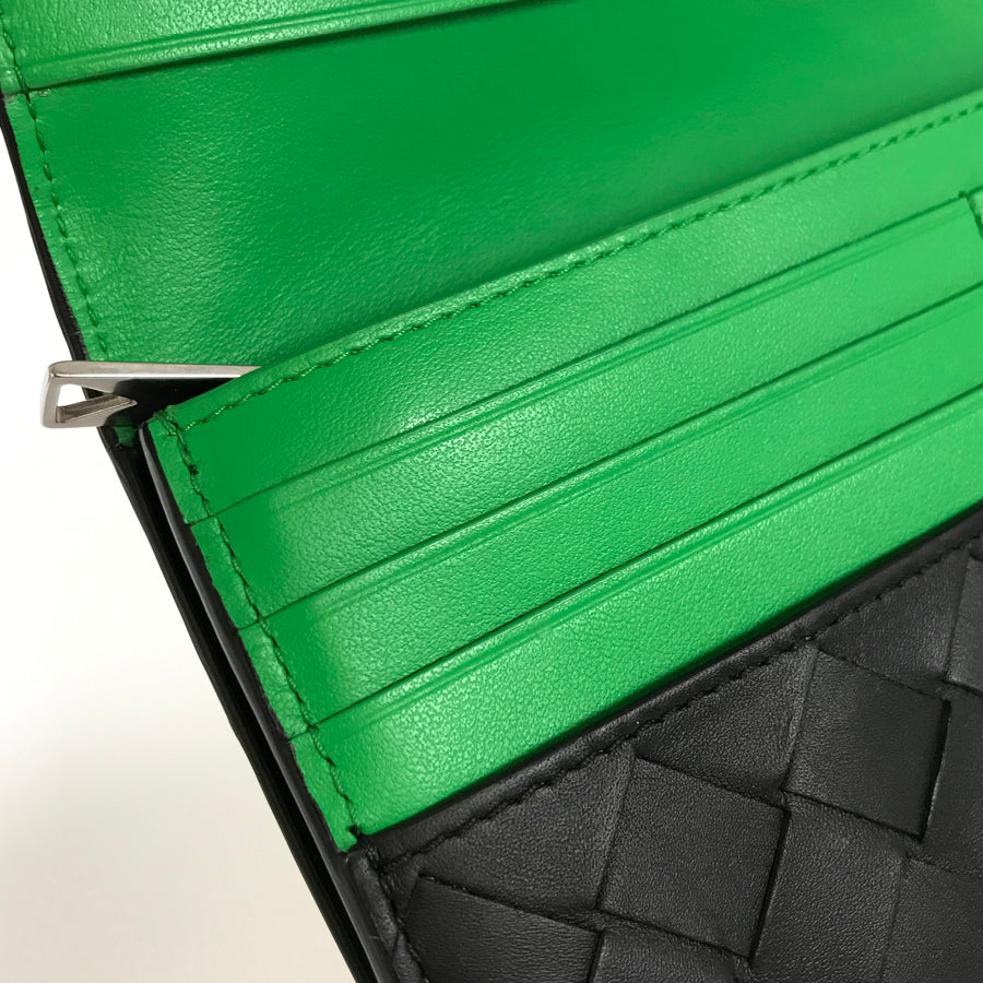 BOTTEGA VENETA Intrecciato Long wallet with coin purse 591365 Long wallet bifold