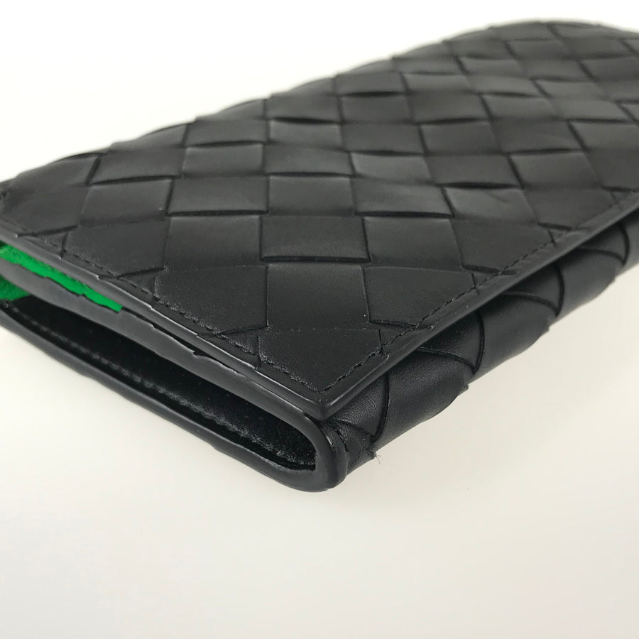 BOTTEGA VENETA Intrecciato Long wallet with coin purse 591365 Long wallet bifold