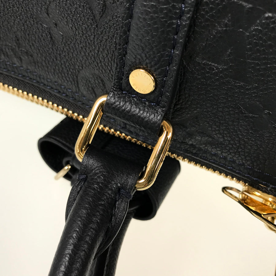 LOUIS VUITTON Monogram Empreinte Keepall Bandouliere 45 M40909 Boston bag