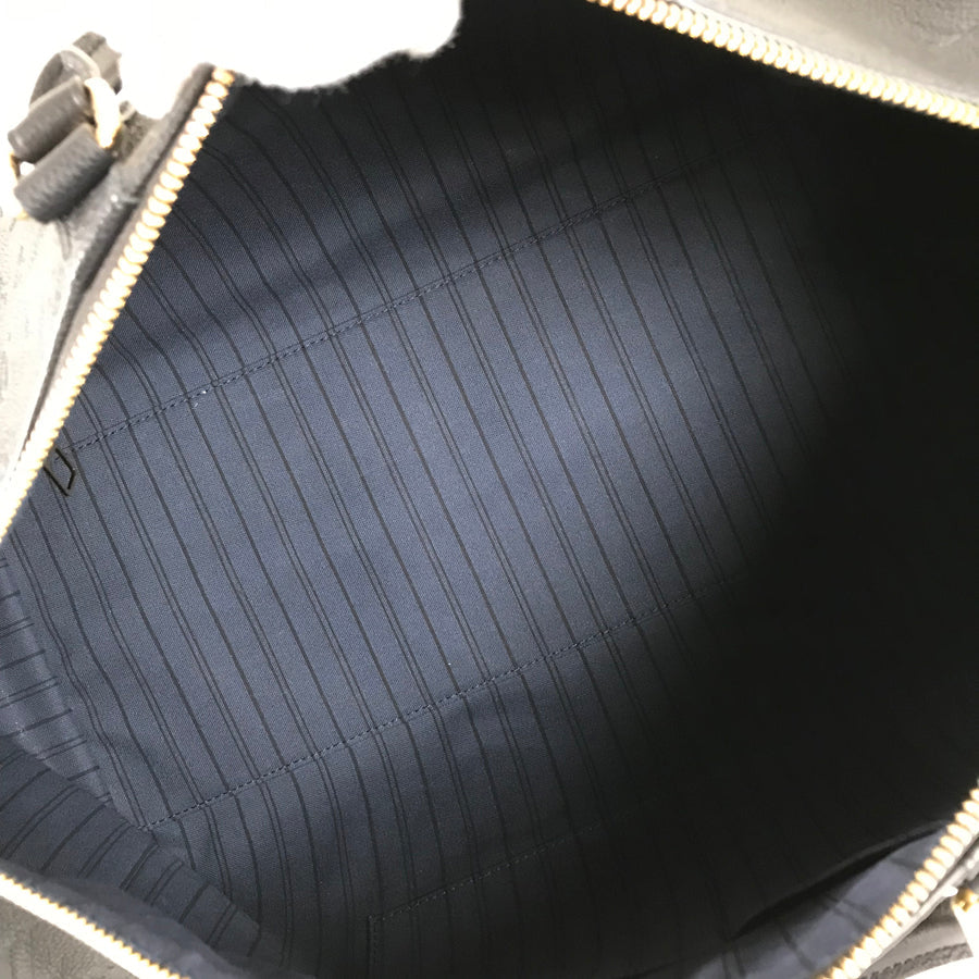 LOUIS VUITTON Monogram Empreinte Keepall Bandouliere 45 M40909 Boston bag