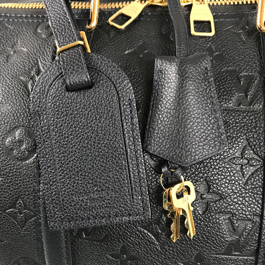 LOUIS VUITTON Monogram Empreinte Keepall Bandouliere 45 M40909 Boston bag