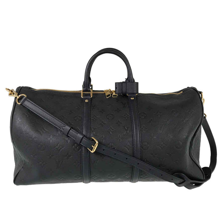 LOUIS VUITTON Monogram Empreinte Keepall Bandouliere 45 M40909 Boston bag