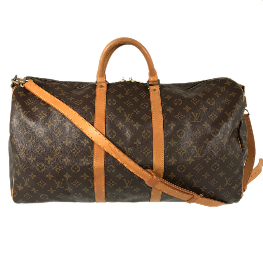 LOUIS VUITTON Monogram Keepall Bandouliere 55 M41414 Boston bag