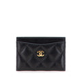 Chanel Classic Card Case Caviar Leather Card Case