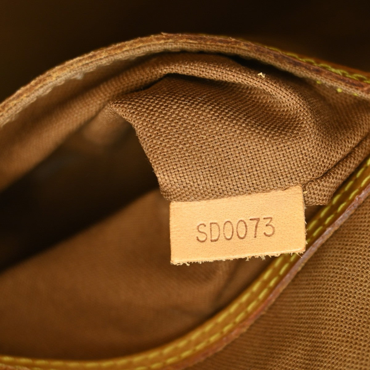 Louis Vuitton Alma Handbag Monogram Canvas Brown Canvas Handbag ( )
