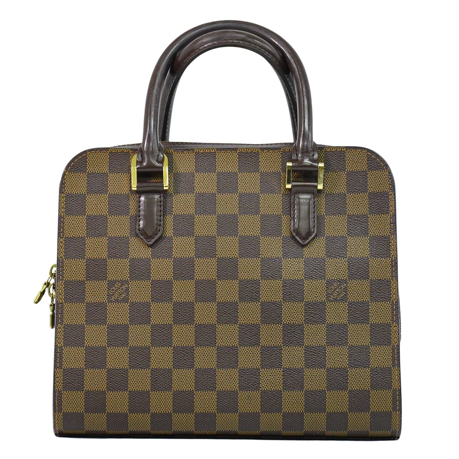 Louis Vuitton Triana Bag Damier Brown Canvas Handbag (Authentic  )