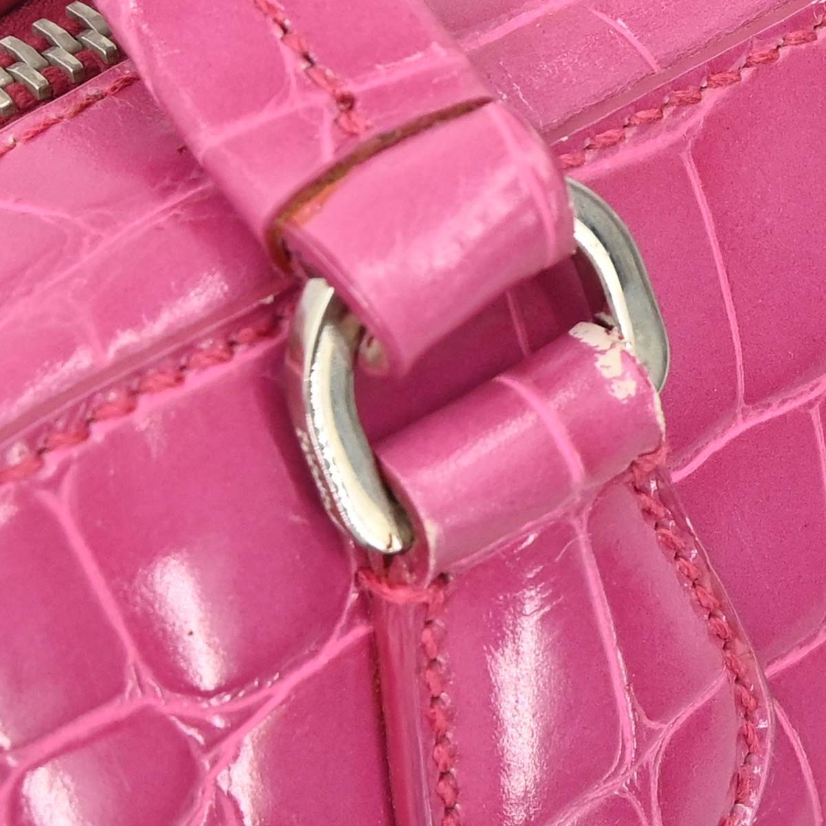 Prada Convertible Bowler Bag Saffiano Leather Pink Leather Handbag ( )