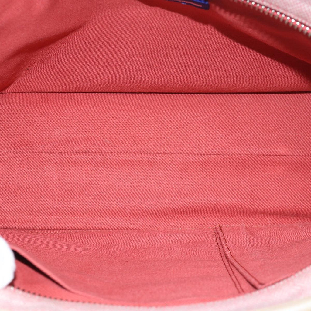 Burberry Blue Label Handbag Canvas Pink Canvas Handbag ( )