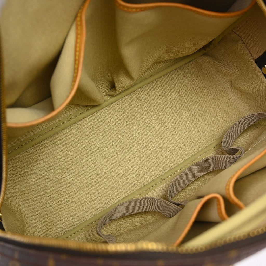 Louis Vuitton Deauville Handbag Monogram Canvas Brown Canvas Handbag ( )