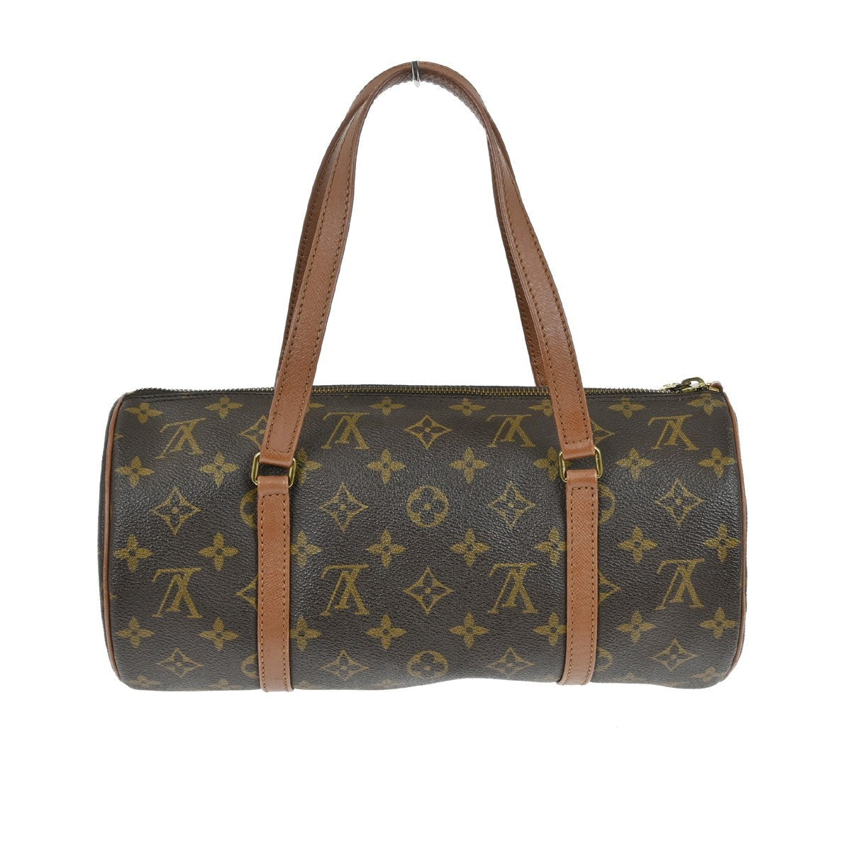 Louis Vuitton Papillon Handbag Monogram Canvas Brown Canvas Handbag ( )
