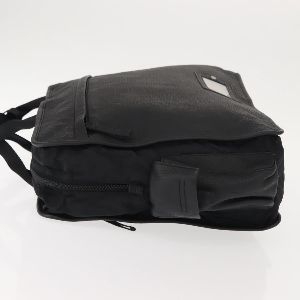 Prada Sport Briefcase Nylon And Leather Black Nylon Briefcase Bag (Authentic  )