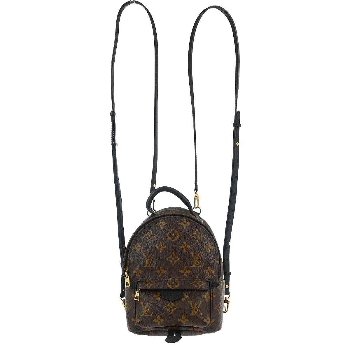 Louis Vuitton Palm Springs Backpack Monogram Canvas Brown Canvas Backpack Bag ( )