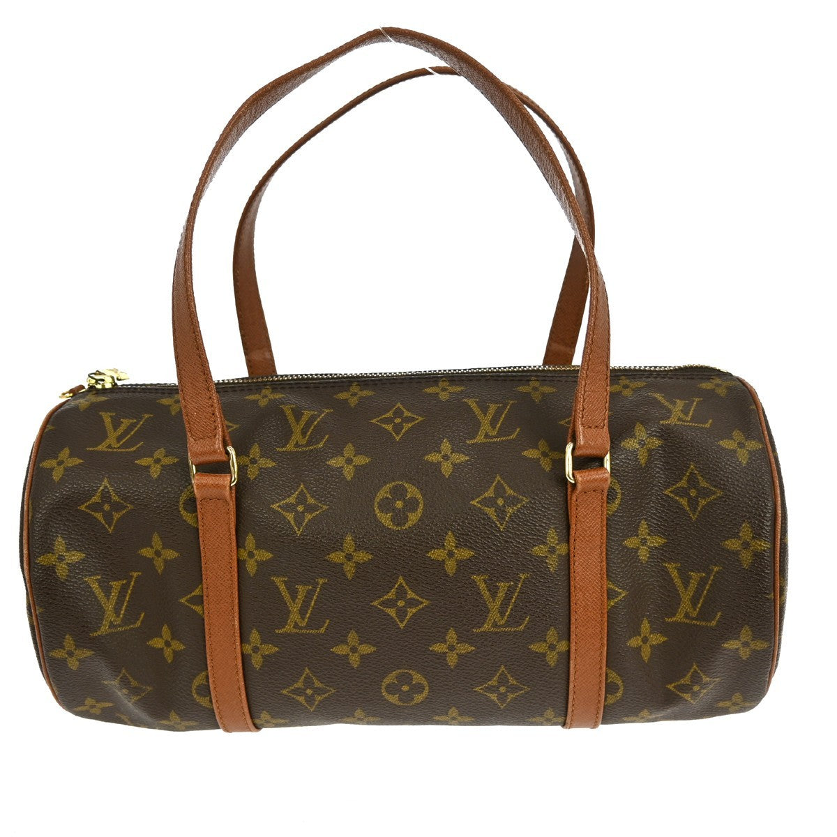 Louis Vuitton Papillon Handbag Monogram Canvas Brown Canvas Handbag ( )