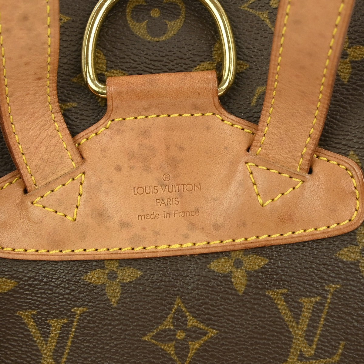 Louis Vuitton Vintage Montsouris Backpack Monogram Canvas Brown Canvas Backpack Bag ( )