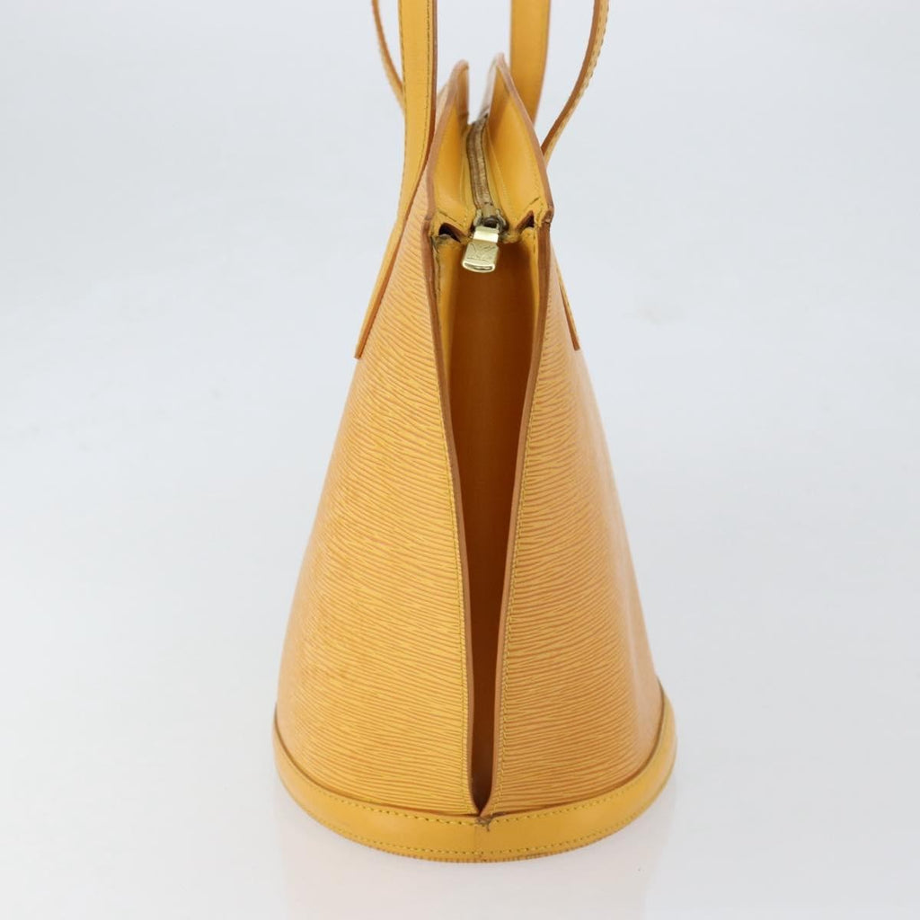 Louis Vuitton Saint Jacques Handbag Epi Leather Yellow Leather Handbag (Authentic  )