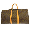 Louis Vuitton Keepall Bandouliere Bag Monogram Canvas Brown Canvas Handbag ( )