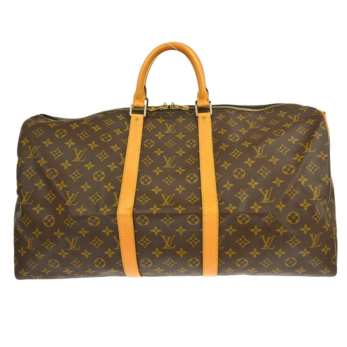 Louis Vuitton Keepall Bandouliere Bag Monogram Canvas Brown Canvas Handbag ( )
