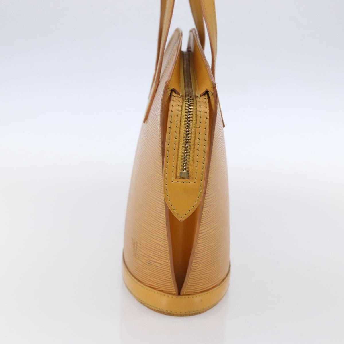 Louis Vuitton Saint Jacques Handbag Epi Leather Yellow Leather Handbag (Authentic  )