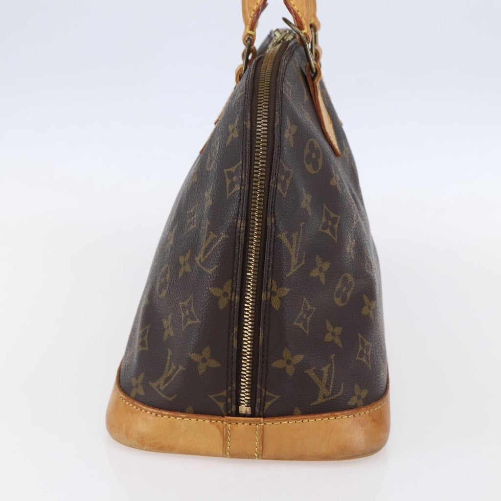 Louis Vuitton Alma Handbag Monogram Canvas Brown Canvas Handbag ( )
