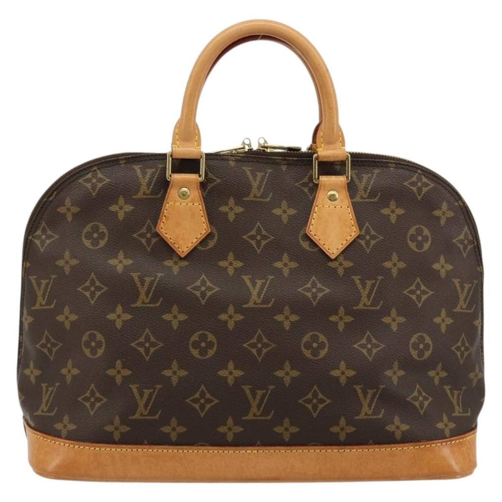 Louis Vuitton Vintage Alma Handbag Monogram Canvas Brown Canvas Handbag ( )