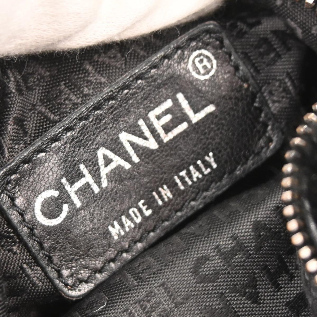 Chanel Chain Hobo Lapin Fur Black Fur Handbag (Authentic  )