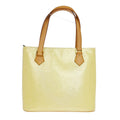 Louis Vuitton Houston Handbag Monogram Vernis Yellow Patent_Leather Handbag ( )