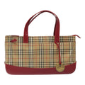 Burberry Nova Check Handbag Nova Check Canvas And Leather Beige Canvas Handbag (Authentic  )