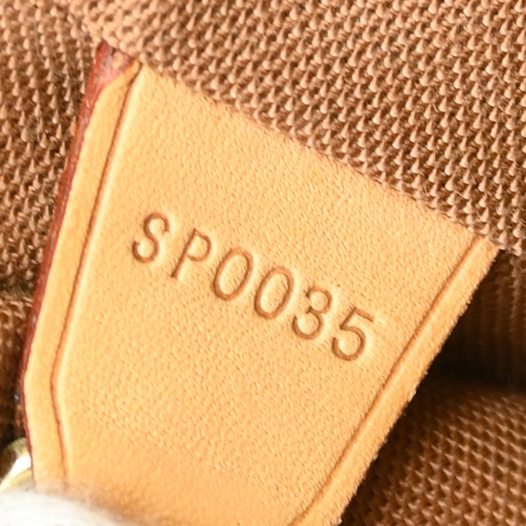 Louis Vuitton Vintage Montsouris Backpack Monogram Canvas Brown Canvas Backpack Bag ( )
